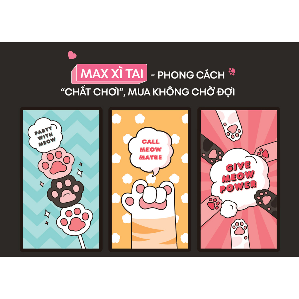 Băng vệ sinh Kotex minimeow siêu dễ thương dành cho phái nữ 8 miếng-24cm
