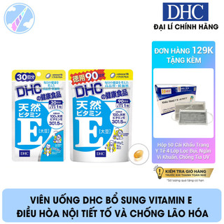 Viên Uống DHC Bổ Sung Vitamin E Điều Hòa Nội Tiết Tố và Chống Lão Hóa