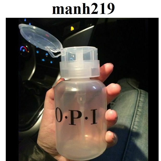 Bình nhún OPI lọ đẩy đựng dung dịch Axeton, bình đựng cồn nước 250ml - manh219
