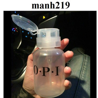 Bình nhún OPI lọ đẩy đựng dung dịch Axeton, bình đựng cồn nước 250ml - manh219