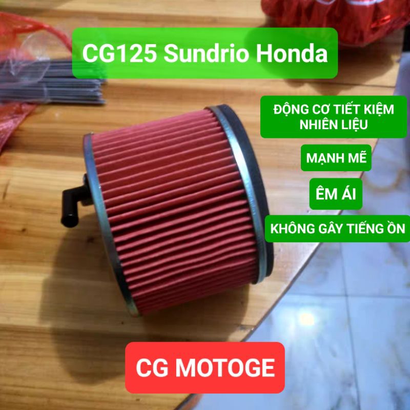 Lọc gió xe Moto Honda CG125 Fi, LY125 Fi, CG125 Sundrio 2017 2018
