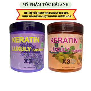 Kem Ủ Tóc KERATIN LUXULY COLLAGEN 1000ML LAVENDER LUXULY BRAZIL NUT LUXULY 1000ML
