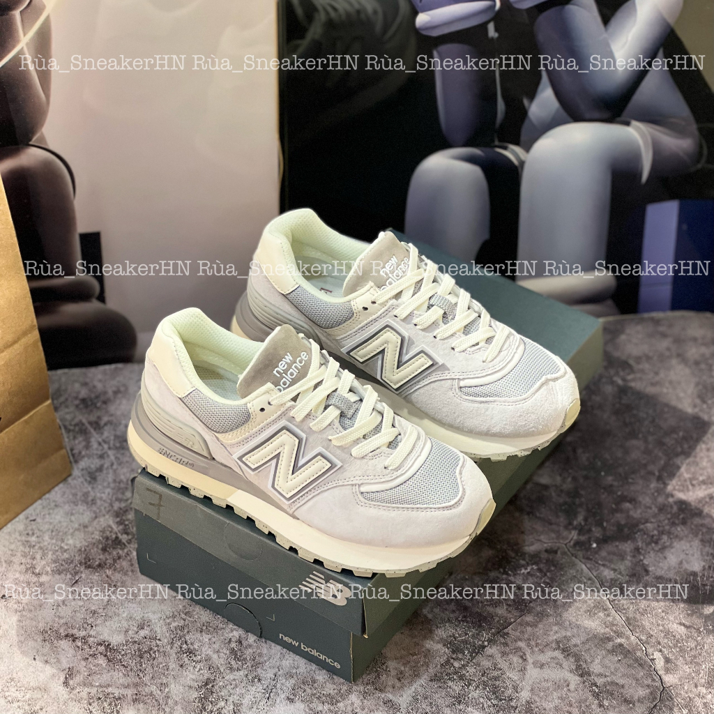 Giày Thể Thao New Balance 574 Legacy Grey Sea Salt U574LGVB.NB Xám Kem Siêu Cute