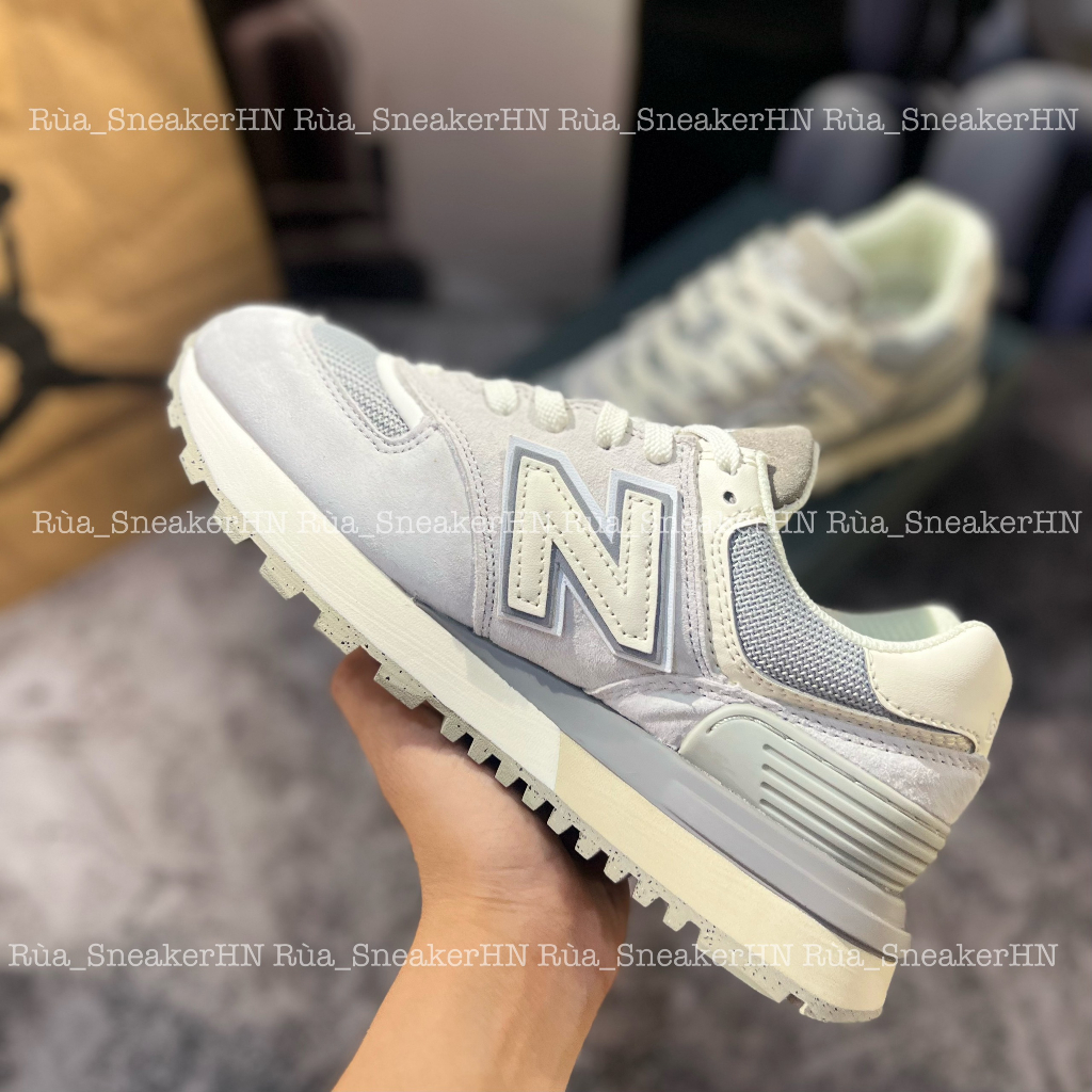 Giày Thể Thao New Balance 574 Legacy Grey Sea Salt U574LGVB.NB Xám Kem Siêu Cute