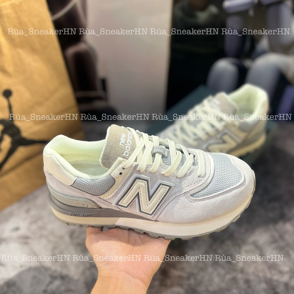 Giày Thể Thao New Balance 574 Legacy Grey Sea Salt U574LGVB.NB Xám Kem Siêu Cute