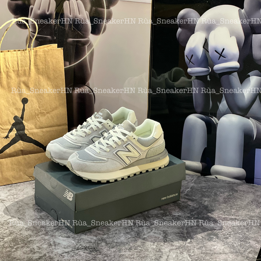Giày Thể Thao New Balance 574 Legacy Grey Sea Salt U574LGVB.NB Xám Kem Siêu Cute