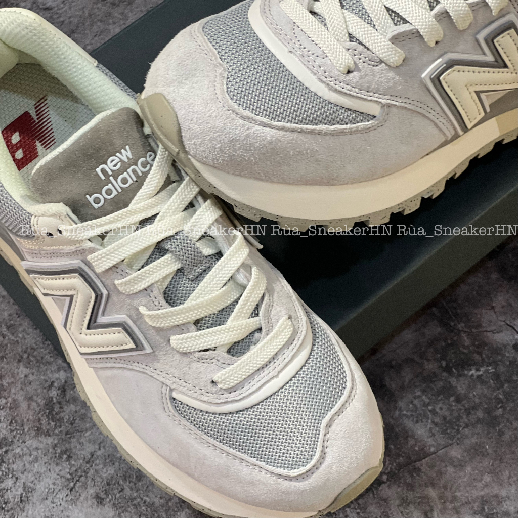 Giày Thể Thao New Balance 574 Legacy Grey Sea Salt U574LGVB.NB Xám Kem Siêu Cute