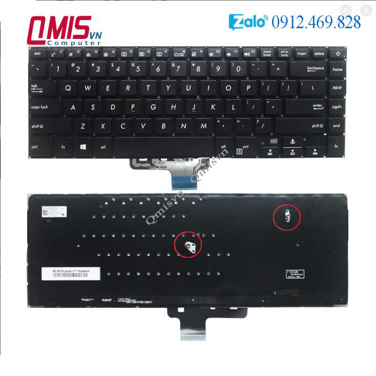 Bàn phím laptop Asus VivoBook S15 A510 A510U S510 S510U S510UA S510UR S510UN S510UQ X510 X510UA X510UQ F510UA