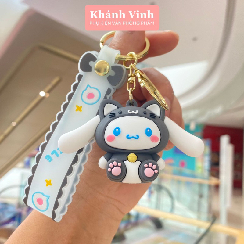 Móc Khoá Cao Cấp Hình Chú Cinnamoroll Coosplay Động Vật Dễ Thương | Móc Khoá Loại To - PKVPP Khánh Vinh