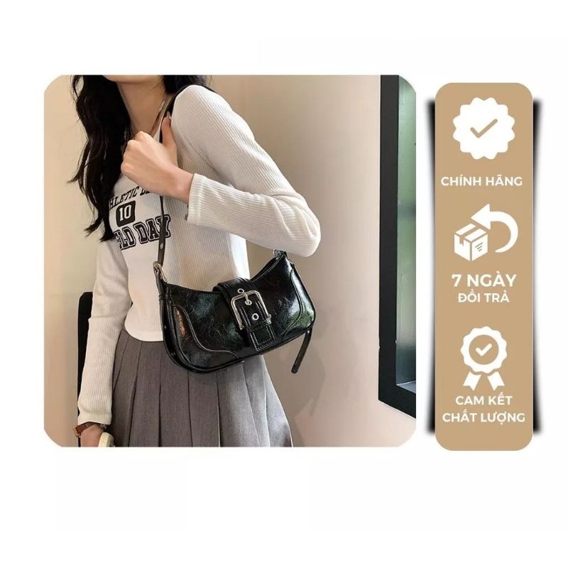 Túi xách nữ, túi kẹp nách trendy girls da mềm hottrend phong cách hàn quốc new 2023
