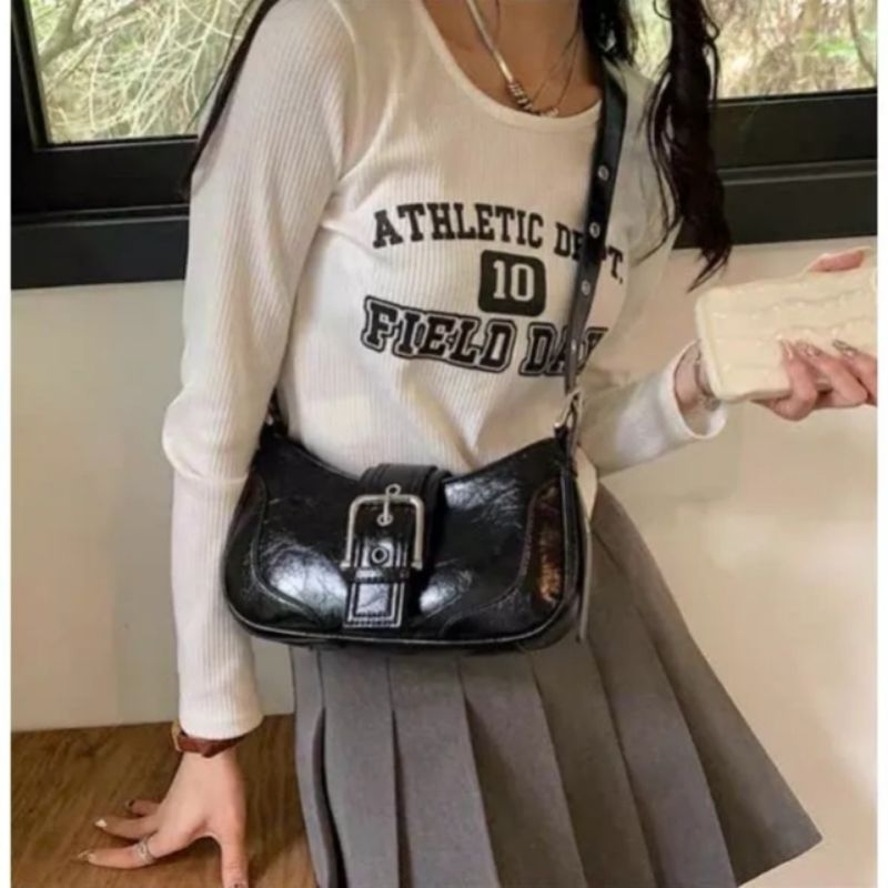 Túi xách nữ, túi kẹp nách trendy girls da mềm hottrend phong cách hàn quốc new 2023