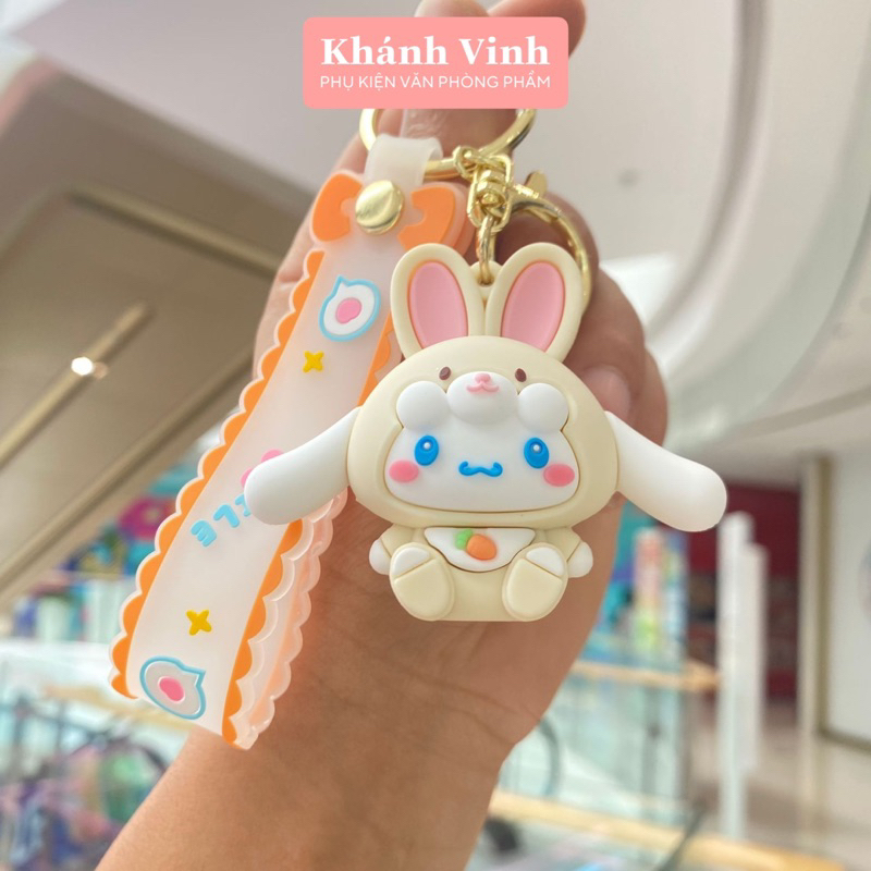 Móc Khoá Cao Cấp Hình Chú Cinnamoroll Coosplay Động Vật Dễ Thương | Móc Khoá Loại To - PKVPP Khánh Vinh