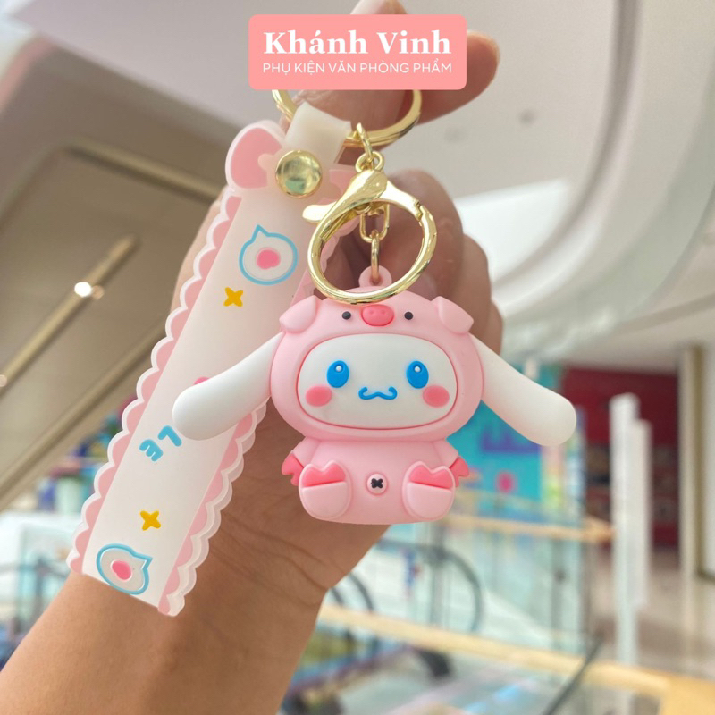 Móc Khoá Cao Cấp Hình Chú Cinnamoroll Coosplay Động Vật Dễ Thương | Móc Khoá Loại To - PKVPP Khánh Vinh