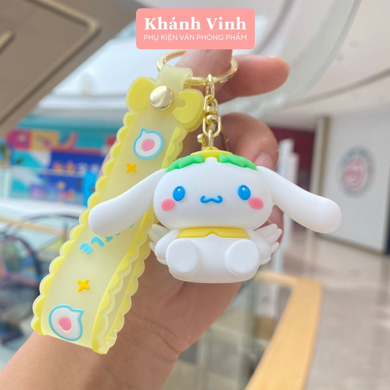 Móc Khoá Cao Cấp Hình Chú Cinnamoroll Coosplay Động Vật Dễ Thương | Móc Khoá Loại To - PKVPP Khánh Vinh