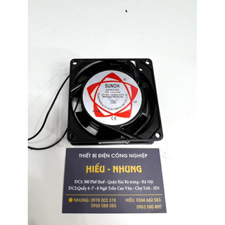 Quạt tản nhiệt, quạt thông gió 8x8 220v loạt sắt hàng tốt