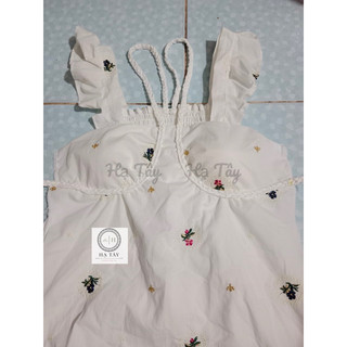 Đầm baby doll thêu