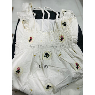 Đầm baby doll thêu