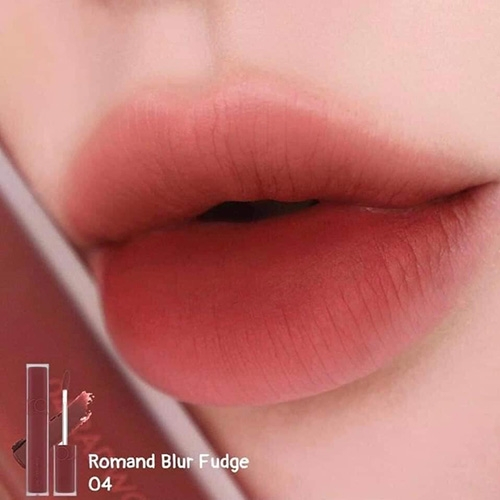 Son kem siêu lì, cho đôi môi mịn mượt Hàn Quốc Romand Blur Fudge Tint 5g