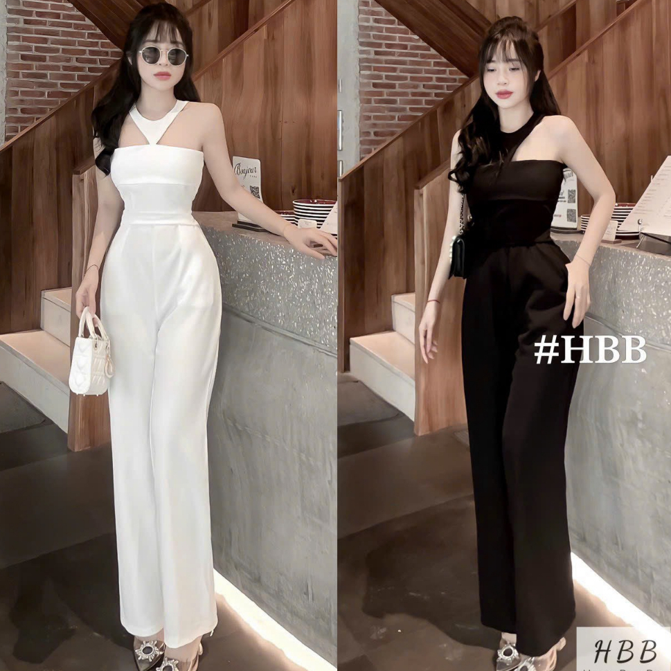 Set jum nữ cổ kiểu cúp ngực mix dáng quần dài ống rộng với tone màu sang chảnh dành cho các nàng mặc đi làm,đi tiệc xinh
