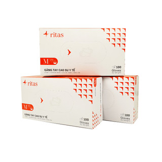 Găng tay y tế cao su có bột ASAP/ RITAS - MALAYSIA/ THÁI LAN (Hộp) - LOẠI TỐT