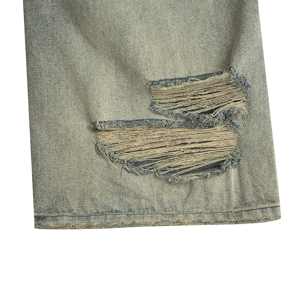 Quần Jeans Wash Rách Veindals