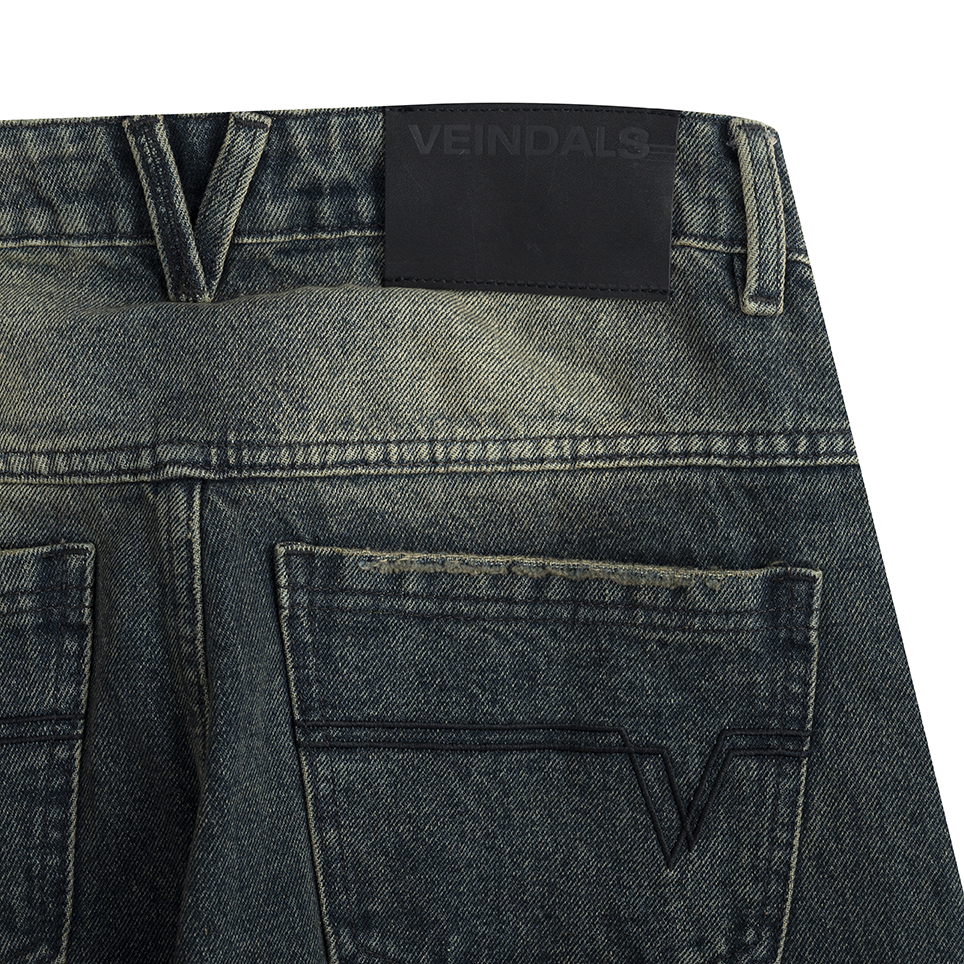 Quần Jeans Wash Rách Veindals