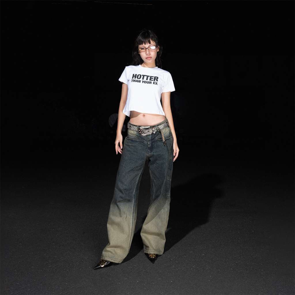 Quần Jeans Wash Rách Veindals