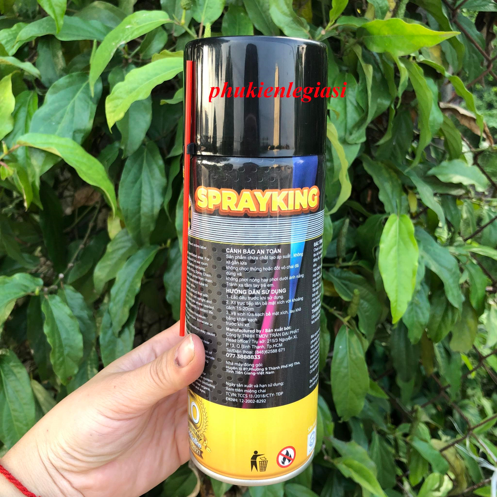 Chai Xịt Bôi Trơn Dưỡng Sên SPRAYKING CHAINLUBE 400ML