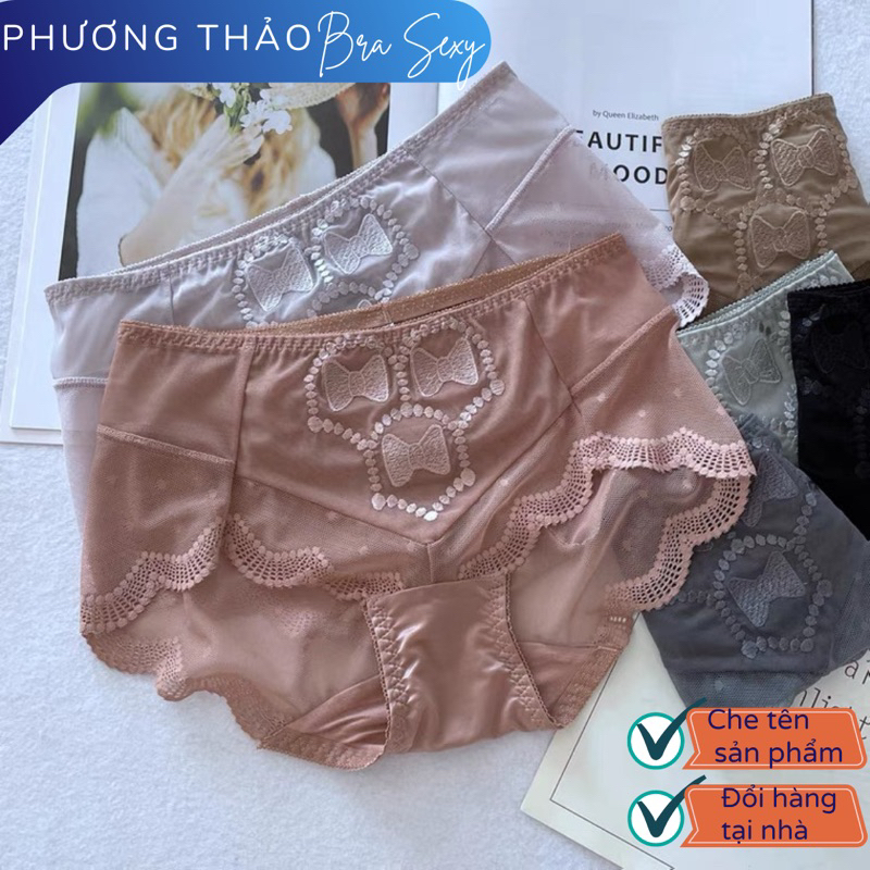Quần lót nữ ren xuyên thấu mềm mại không viền HA215