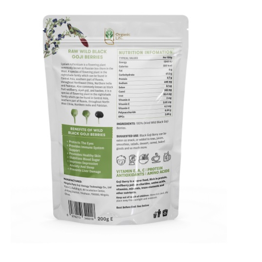 Hắc Kỷ Tử Hoang Dã 200g
