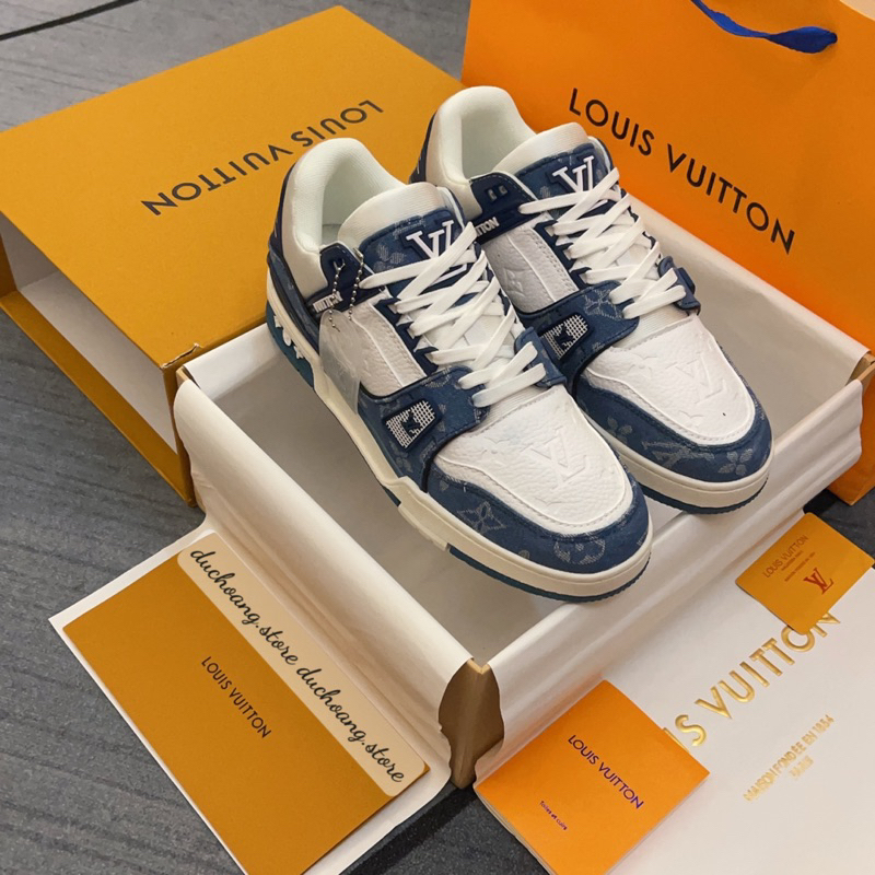 GIÀY L’V TRAIN’Er XANH NAVY LAI AU SC