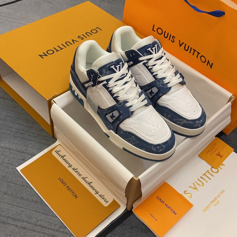 GIÀY L’V TRAIN’Er XANH NAVY LAI AU SC