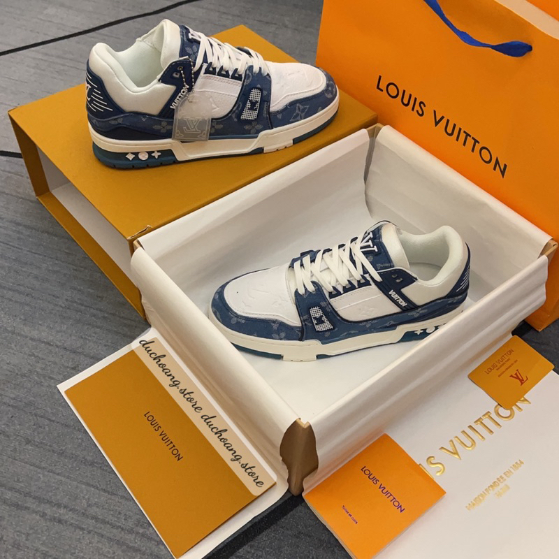 GIÀY L’V TRAIN’Er XANH NAVY LAI AU SC