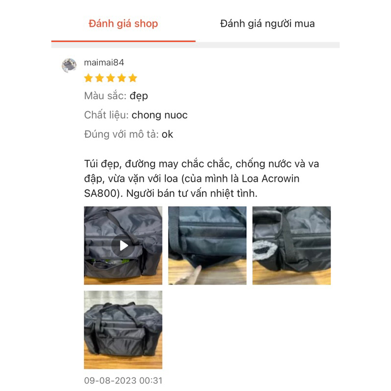 Túi đựng loa SA300 - SA500 - SA800