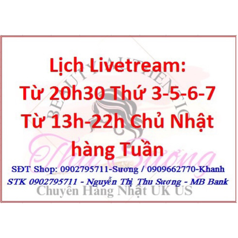 Mỹ phẩm, nước hoa livetream