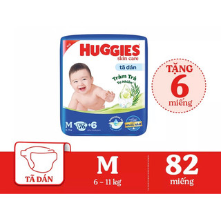 Tã dán Huggies S56/M76/L68/XL62/XXL56