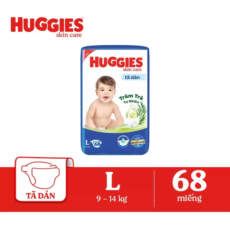 Tã dán Huggies S56 M76 L68 XL62 XXL56