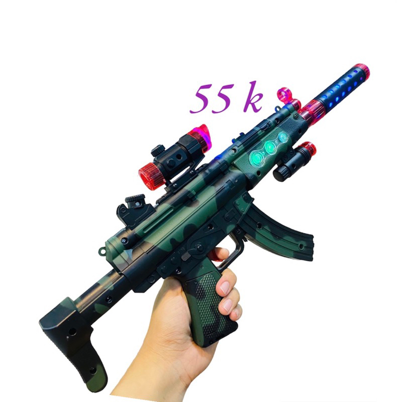 Súng pin nhạc đồ chơi trẻ em 55k- chất liệu nhựa - hành động - vận động - âm thanh - dành làm quà cho các bé