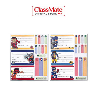 Vỉ 15 nhãn chính+50 nhãn phụ_nhãn vở classmate super kid nt227
