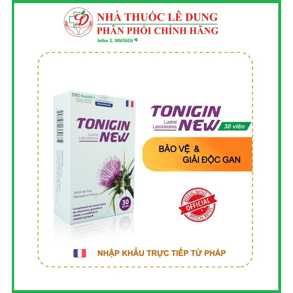 TONIGIN new – Hỗ Trợ Giúp Giải Độc Gan | Hộp 30 viên