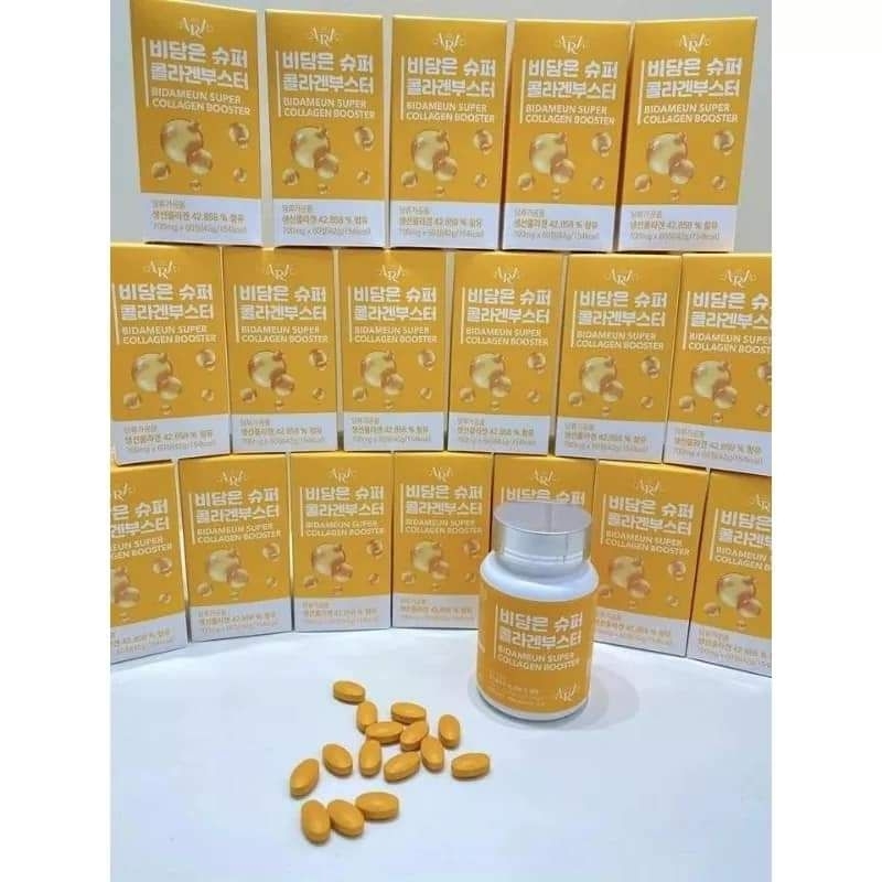 Viên Uống Trắng Da Mờ Nám Glutathion và Collagen Jeeara Hàn Quốc 600mg ×60v