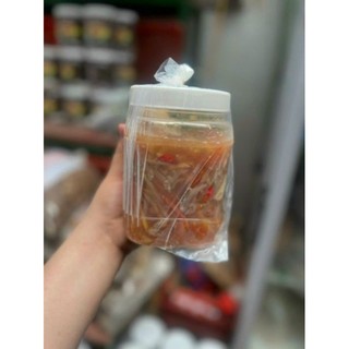 1 hũ mắm cá cơm trộn đu đủ giòn
