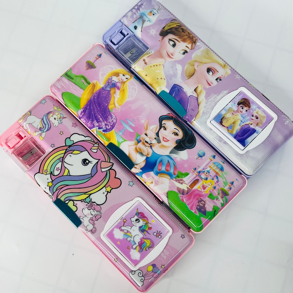 Hộp Bút Đa Năng Cho Bé Kèm Máy Tính Và Gọt Bút Cute Dễ Thương Dành Cho Bé Trai Và Bé Gái