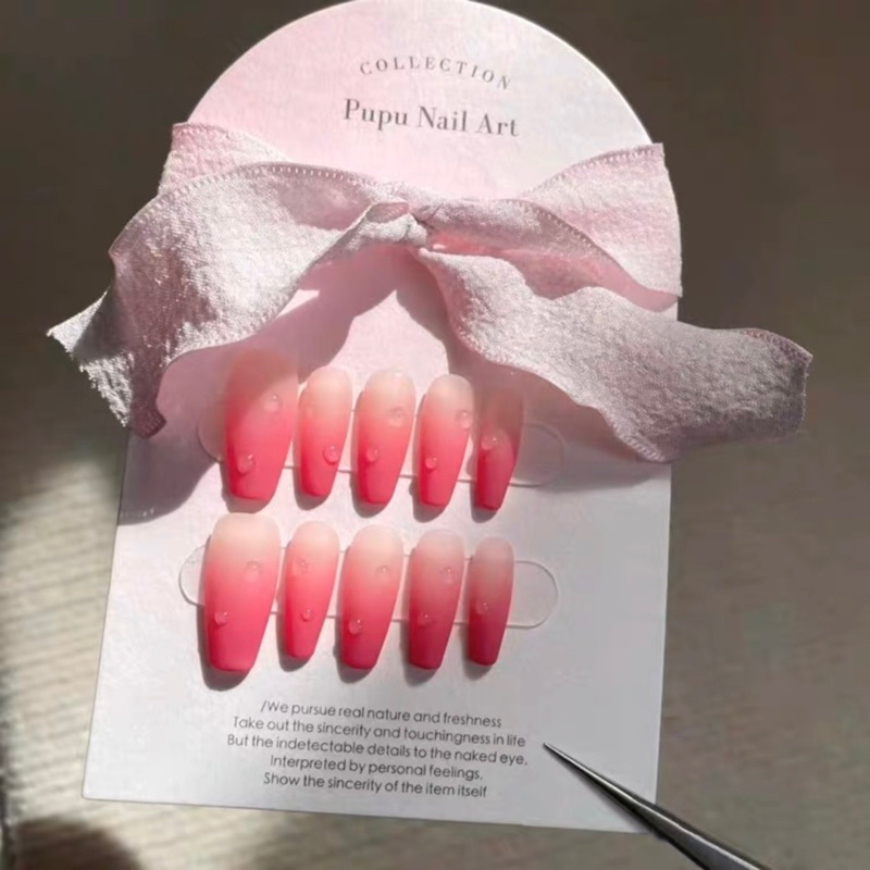 Bìa Nailbox Hồng nơ chụp mẫu Daily