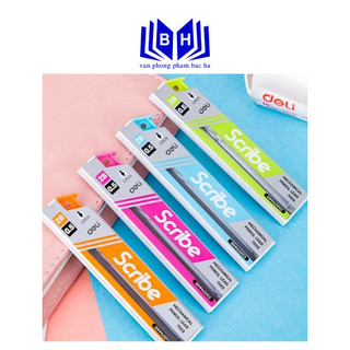 Combo 5 hộp Ruột bút chì bấm 2B Deli - E7003/E7004