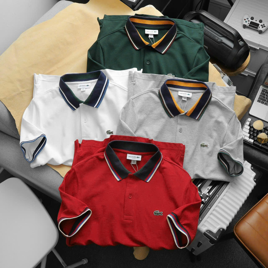 Áo thun Polo Lacoste xuất xịn 100% cotton Pique hãng