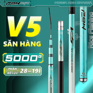 Cần câu đài săn hàng RICE FISHING V5 SĂN HÀNG carbon cao cấp săn cá lớn CC-24