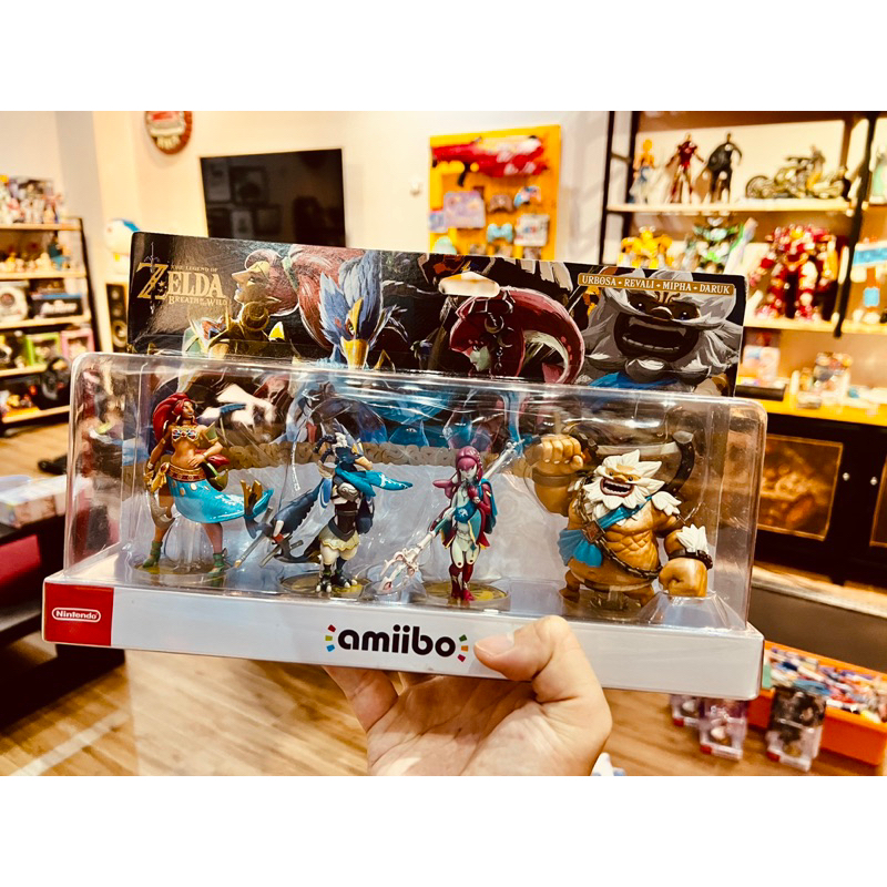 Mô Hình Đồ Chơi Amiibo Switch Breath Of the Wild The Champions.