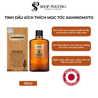 Tinh dầu kích thích mọc tóc kaminomoto hair growth accelerator 150ml nhật bản