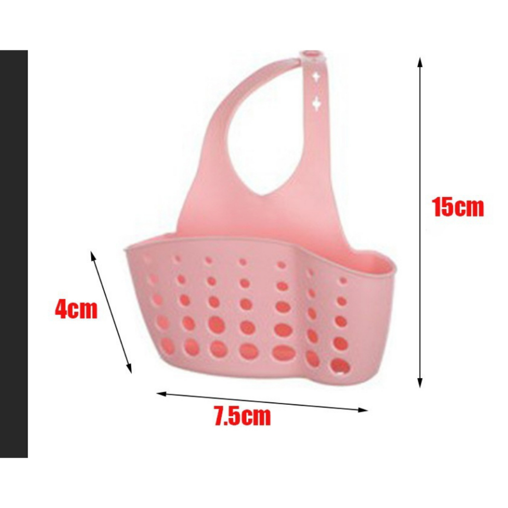Giỏ treo bồn rửa chén túi giỏ treo bồn rửa chén bát đựng miếng rửa chén